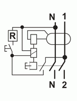 Schma zapojen elektronickch proudovch chrni